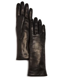 Bloomingdale's Cashmere Lined Leather Gloves 100%