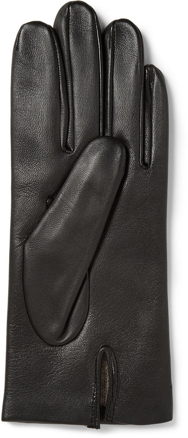 Dents Cashmere Lined Leather Gloves 100 Mr Porter Lookastic