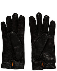 Tod's Cashmere Lined Leather Gloves