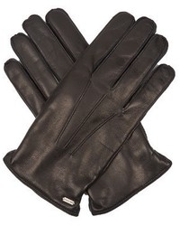 Dolce & Gabbana Cashmere Lined Leather Gloves