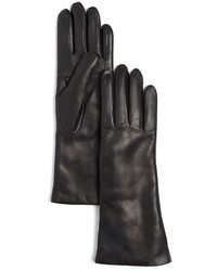 Bloomingdale's Cashmere Lined Long Leather Gloves 100%