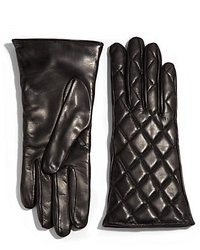 Saks Fifth Avenue Collection Quilted Leather Gloves