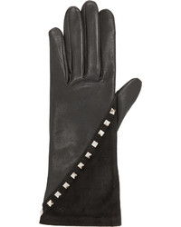 Agnelle Coralie Stud Leather Gloves