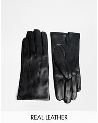 Dents Leather Gloves Black
