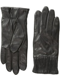 Echo Design Touch Leather Ruched Cuff Glove