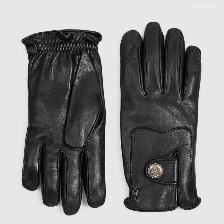 indsats Hårdhed Bevidstløs Gucci Equestrian Collection Leather Gloves, $515 | Gucci | Lookastic