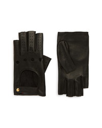 Gucci Fingerless Leather Driving Gloves