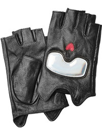 Karl Lagerfeld Fingerless Leather Gloves