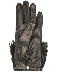 Diane von Furstenberg Fringe Leather Texting Gloves