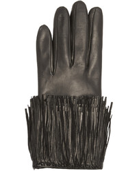 Diane von Furstenberg Fringe Leather Texting Gloves