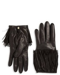 Portolano Fringed Leather Gloves