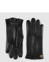 Gucci Gg Marmont Leather Gloves