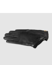 Gucci Gg Marmont Leather Gloves