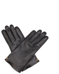 Gucci Grained Leather Gloves