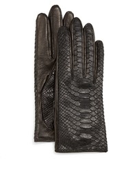 Guanti Pythonnapa Leather Gloves Blacknavy