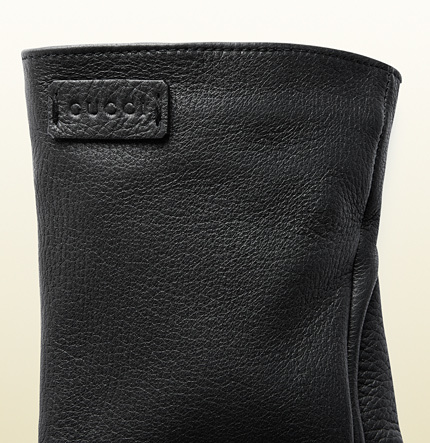 Gucci Cashmere Lined Leather Gloves, $550 | Gucci | Lookastic