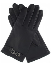 Dents Hardware Detail Leather Gloves