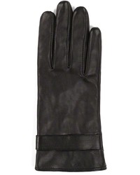 Mackage Karlita F4 Black Classic Plain Leather Gloves