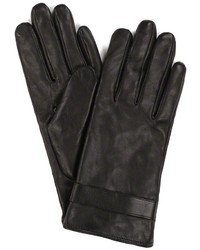 Mackage Karlita F4 Black Classic Plain Leather Gloves