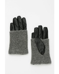 Urban Outfitters Knit Trim Leather Glove