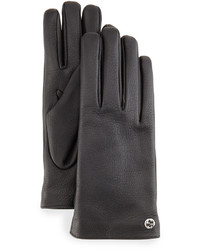 Gucci Leather Gloves Black