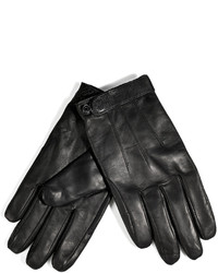 Marc by Marc Jacobs Leather Gloves In Black