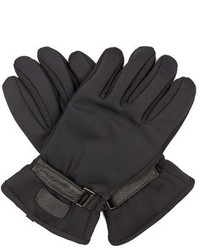 Fendi Leather Panelled Gloves