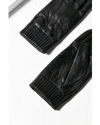 Leather Ruched Glove
