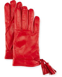 Imoni Leather Tassel Gloves