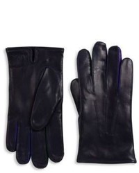 Paul Smith Leather Textured Gloves