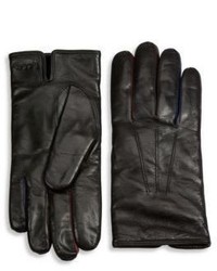 Paul Smith Leather Textured Gloves