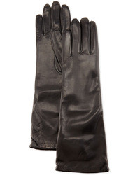 Grandoe Long Lined Leather Glove Black
