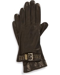 MICHAEL Michael Kors Michl Michl Kors Belted Leather Gloves