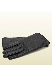 Gucci Microssima Leather Gloves
