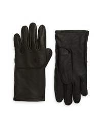 The North Face No Frills Workhorse Leather Gloves In Tnf Black At Nordstrom