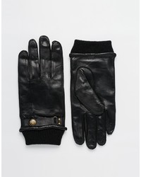 Dents Penrith Leather Gloves With Wrist Strap