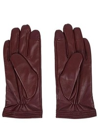 Topshop Ribbed Leather Gloves
