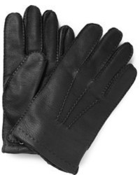 Paul Smith Shoes Accessories Cashmere Lined Leather Gloves