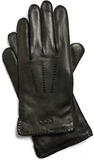 John Varvatos Star Usa Leather Gloves, $125 | Nordstrom | Lookastic