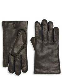 Hickey Freeman Stitched Leather Gloves