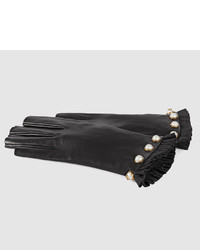 Gucci Studded Leather Fingerless Glove