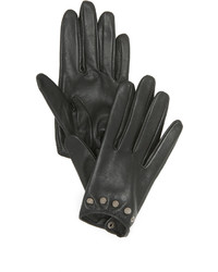 Carolina Amato Studded Short Leather Gloves