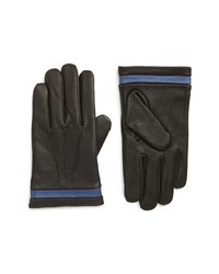 Ted Baker London Tipped Leather Touchscreen Gloves