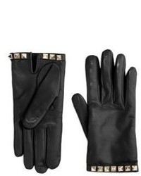 Valentino Studded Leather Gloves