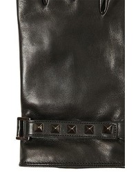 Valentino Studded Nappa Leather Gloves