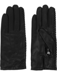 Nina Ricci Whipstitched Leather Gloves