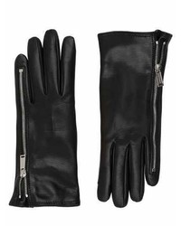 Dsquared2 Zip Up Nappa Leather Gloves
