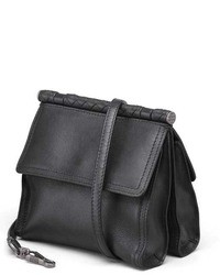 Bottega Veneta 323968v Black Leather Mini Shoulder Bag