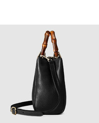 Gucci Bamboo Shopper Leather Mini Bag