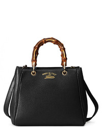 Gucci Bamboo Shopper Leather Mini Bag